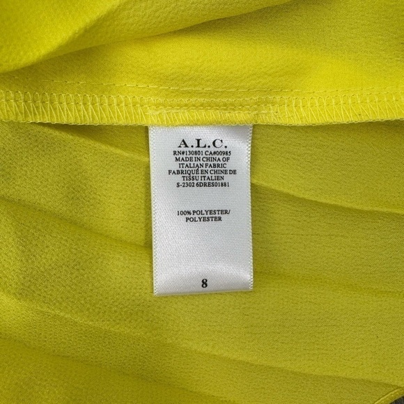 A.L.C. Claudia Dress Daffodil Size 8 NWT Wedding Cocktail Vacation Resortwear - Picture 7 of 11